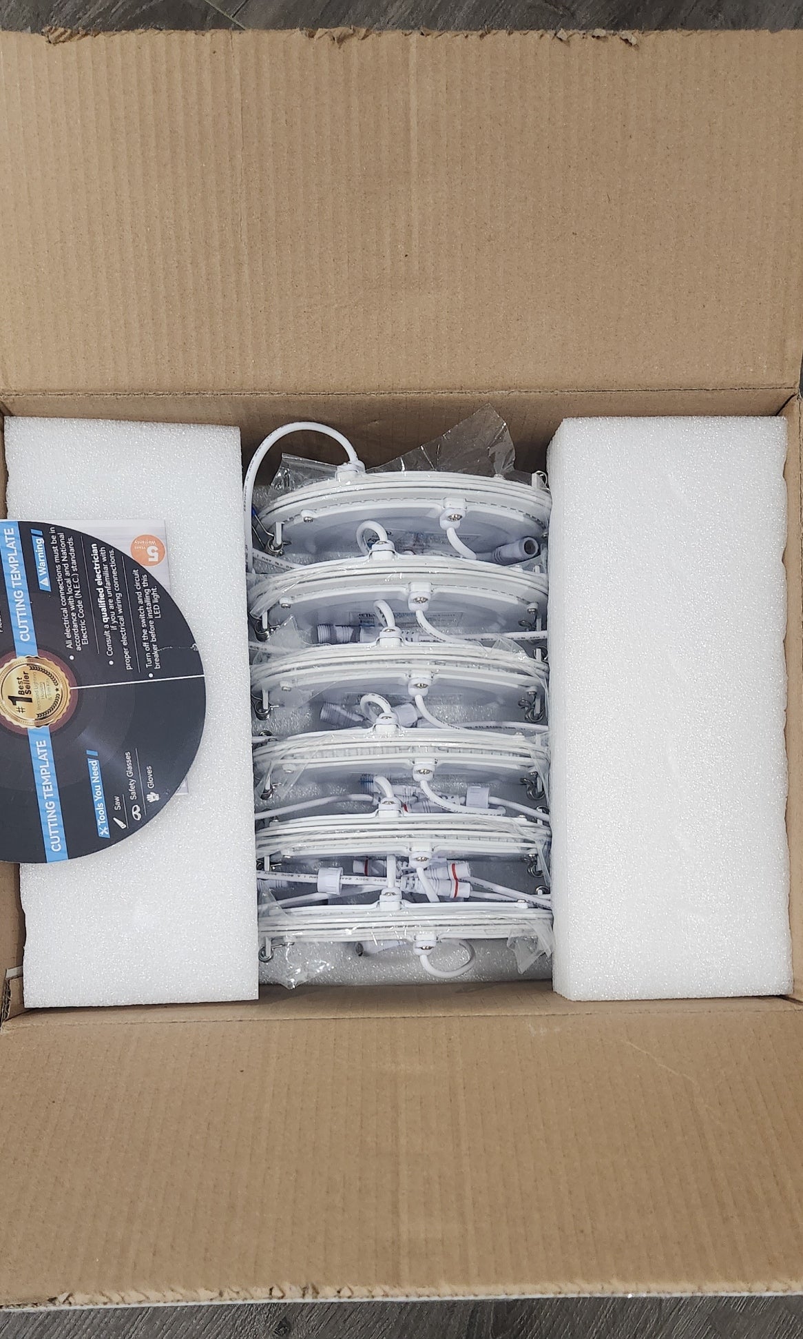 Ensenior 12 pack recessed lights
